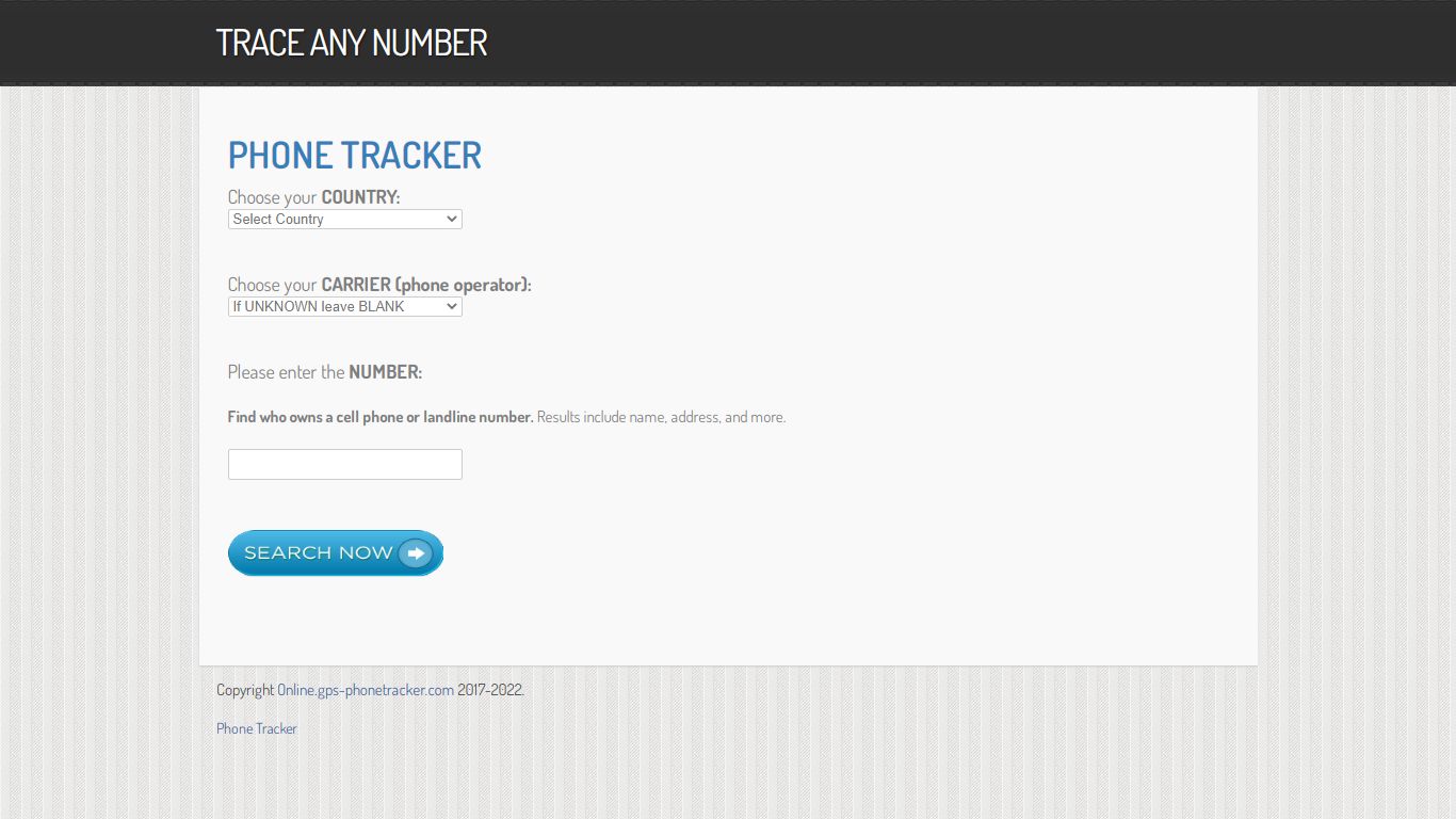 PHONE TRACKER – Mobile Phone Tracker